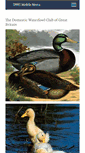 Mobile Screenshot of domestic-waterfowl.co.uk